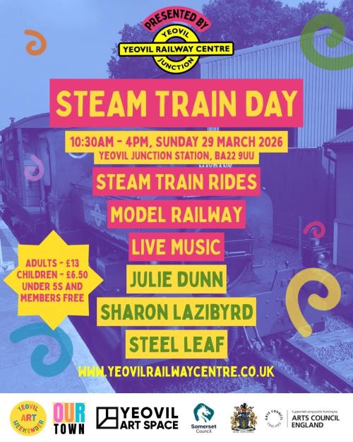 "Bands on the Train!" Yeovil Arts Weekend event - Steam trains and bands